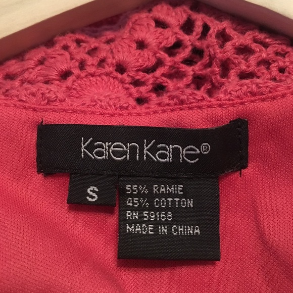 Karen Kane Crochet Knit Sleeveless Dress - Picture 5 of 6